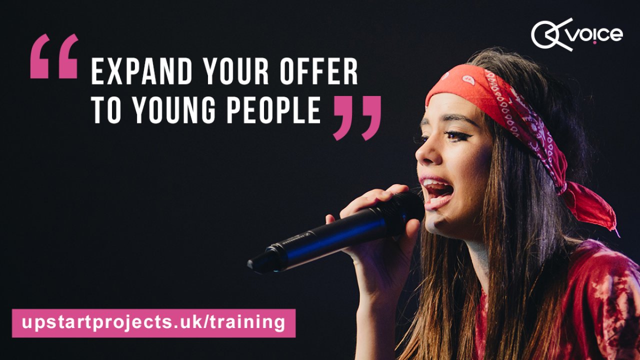 Expand your offer to young people with youth voice training.